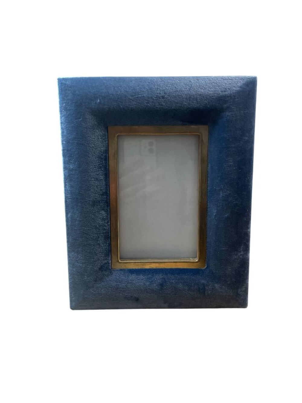 Opalhouse Plush Velour Picture Frame 4x6 Blue Hanging Freestanding Tactile